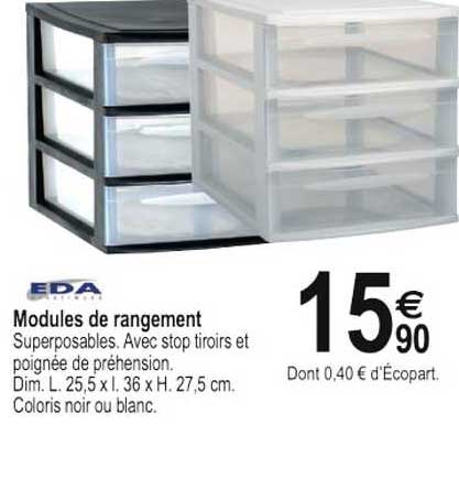 modules de rangement eda