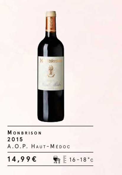 monbrison 2015 a.o.p. haut-médoc