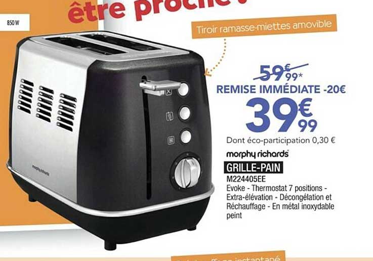 morphy richards grille-pain m224405ee