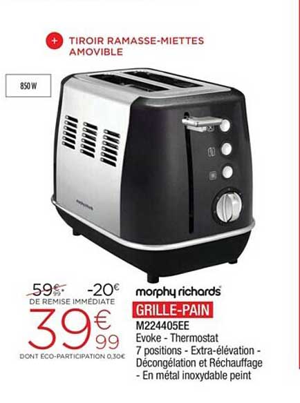 morphy richards grille-pain m224405ee