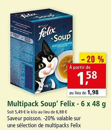 multipack soup' felix