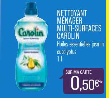 nettoyant ménager multi-surfaces carolin