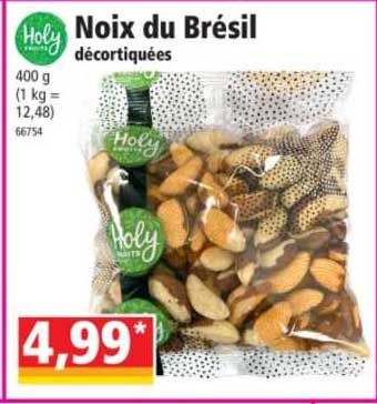 noix du brésil décortiquées holy