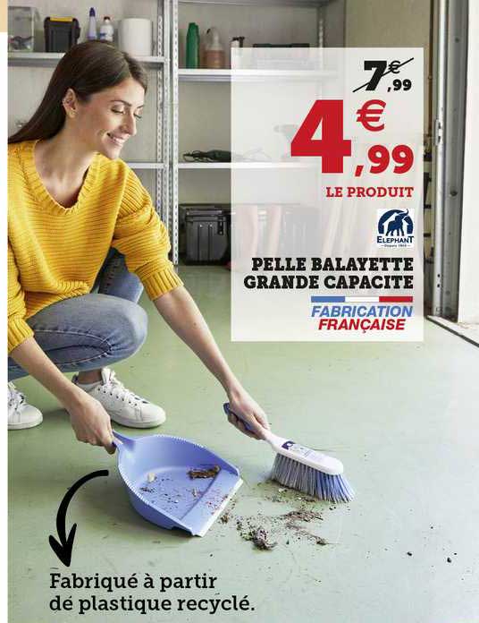 pelle balayette grande capacité