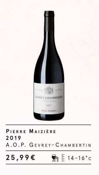 piere maizière 2019 a.o.p. gevrey-chambertin