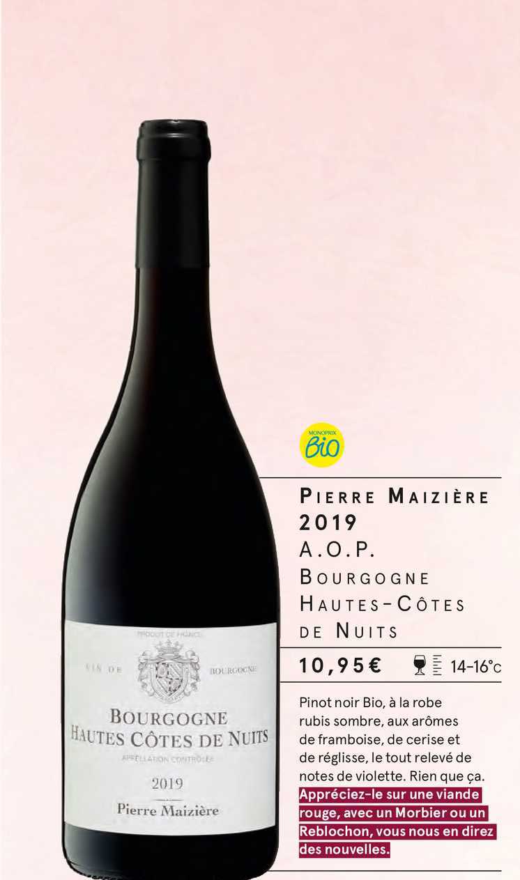 pierre maizière 2019 a.o.p. bourgogne hautes-côtes de nuits