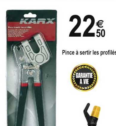pince à sertir les profilés
