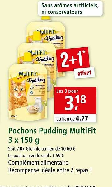 pochons pudding multifit