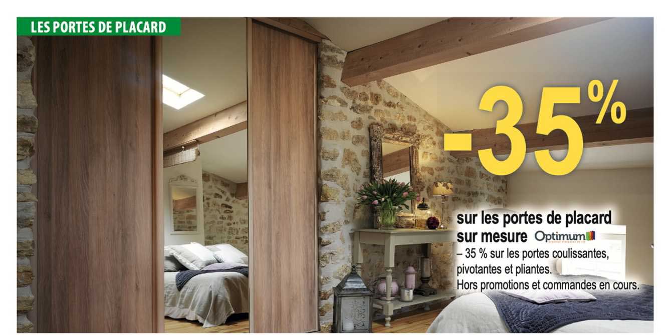 portes de placard sur mesure optimum