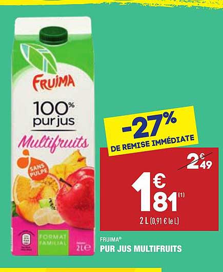 Pur Jus Multifruits Fruima
