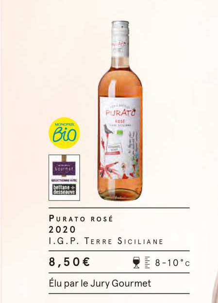 purato rosé 2020 i.g.p. terre siciliane