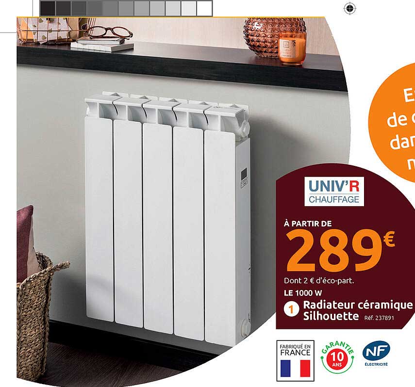 Radiateur Céramique Silhouette