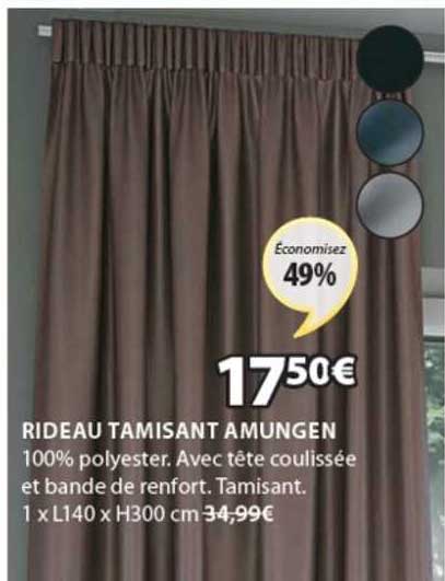 Rideau Tamisant Amungen