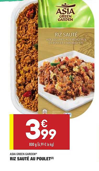 Riz Sauté Au Poulet Asia Green Garden