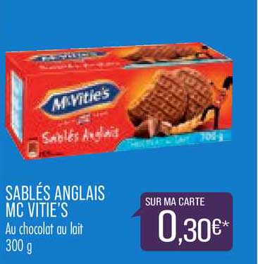 Sablés Anglais Mc Vitie's