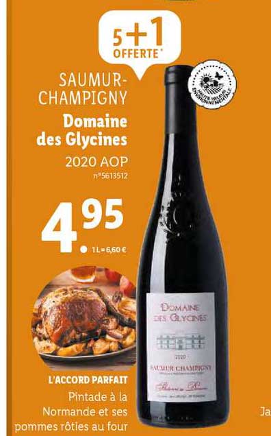 saumur-champigny domaine des glycines 2020 aop