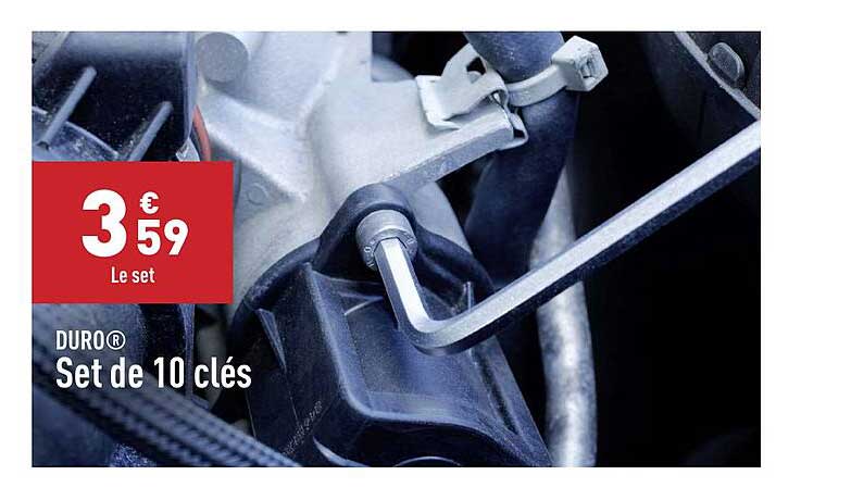 Set De 10 Clés Duro