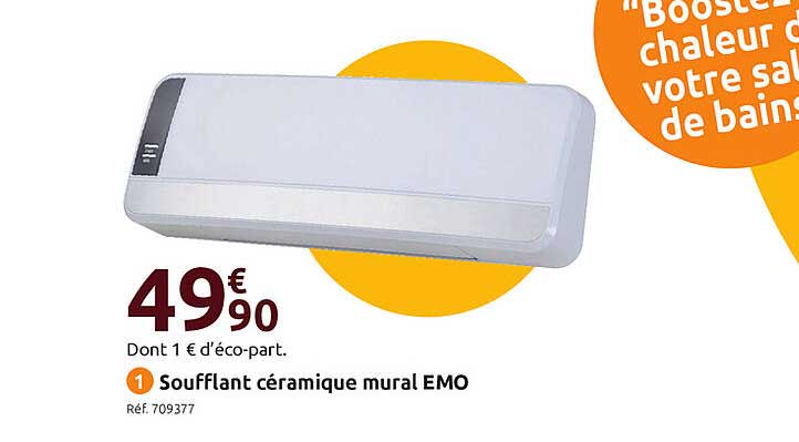 Soufflant Céramique Mural Emo