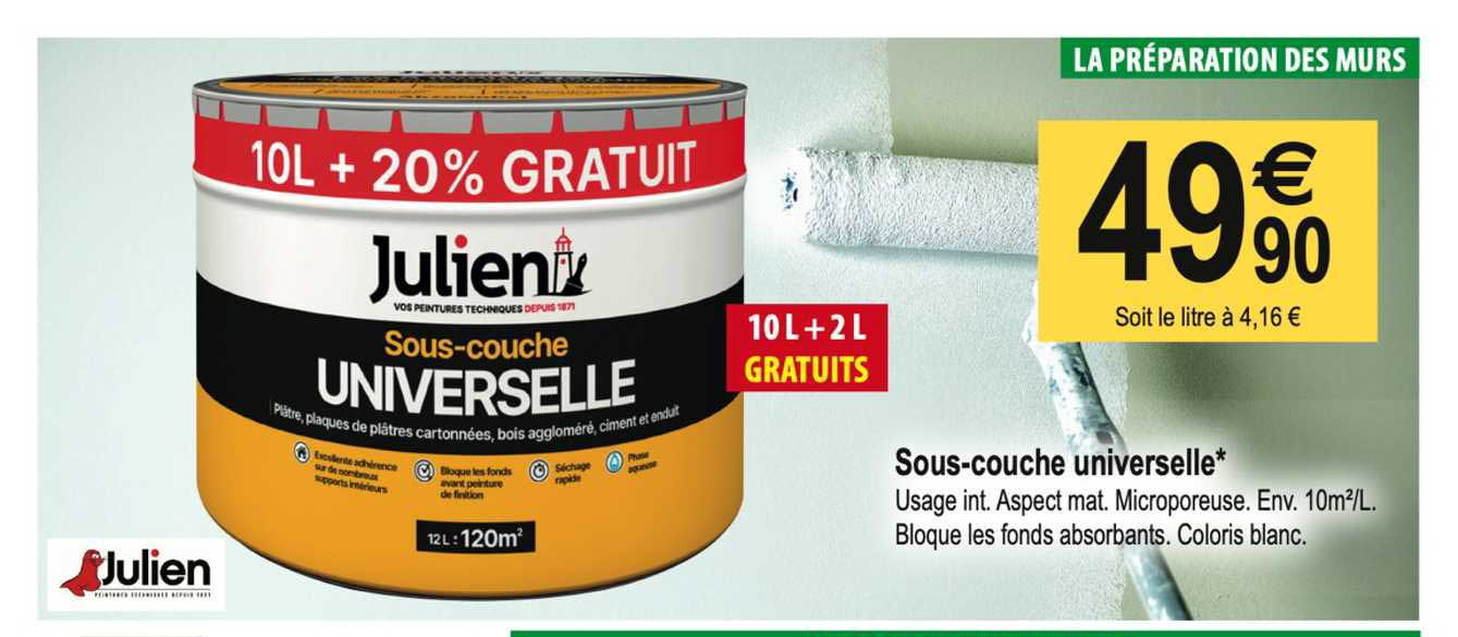sous-couche universelle julien