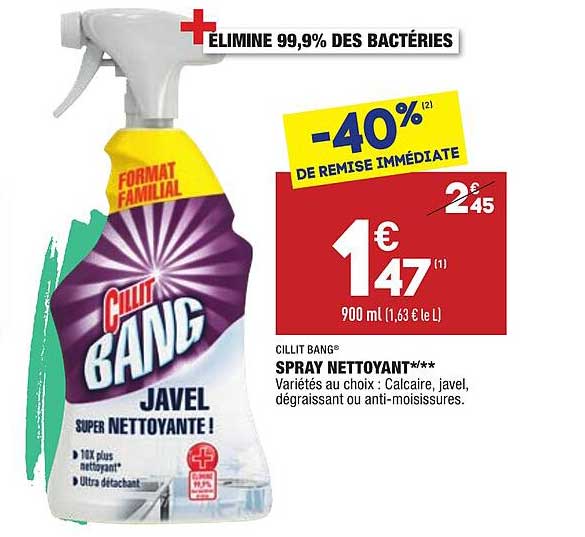 spray nettoyant cillit bang