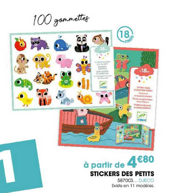 stickers de petits 587003 djeco