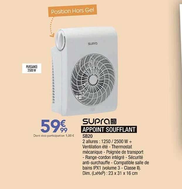 Supra Appoint Soufflant Sb20