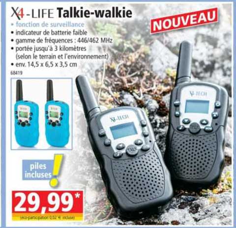 talkie-walkie x4-life