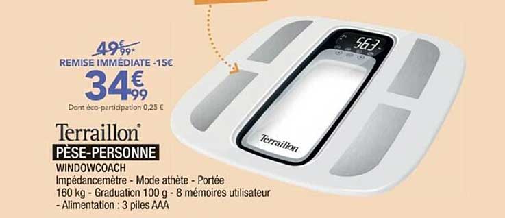 terraillon pèse-personne wind0wcoach