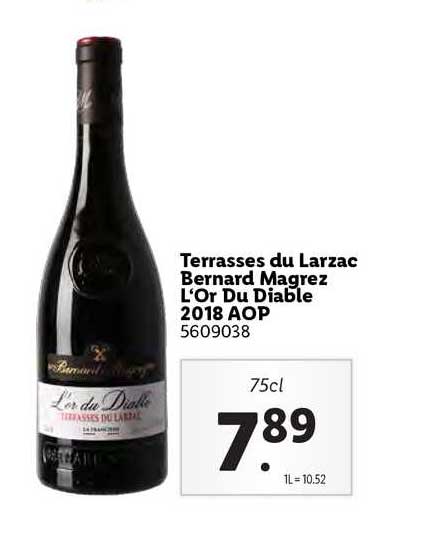 terrasses du larzac bernard magrez l'or du diable 2018 aop