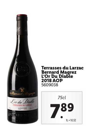 Terrasses Du Larzac Bernard Magrez L'or Du Diable 2018 Aop