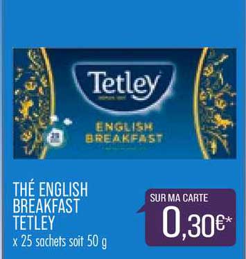 thé english breakfast tetley