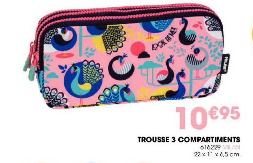 Trousse 3 Compartiments 616229 Milan