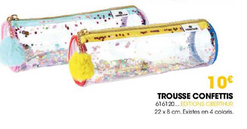 trousse confettis 616120 editions oberthur