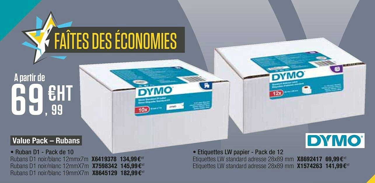 value pack - rubans dymo