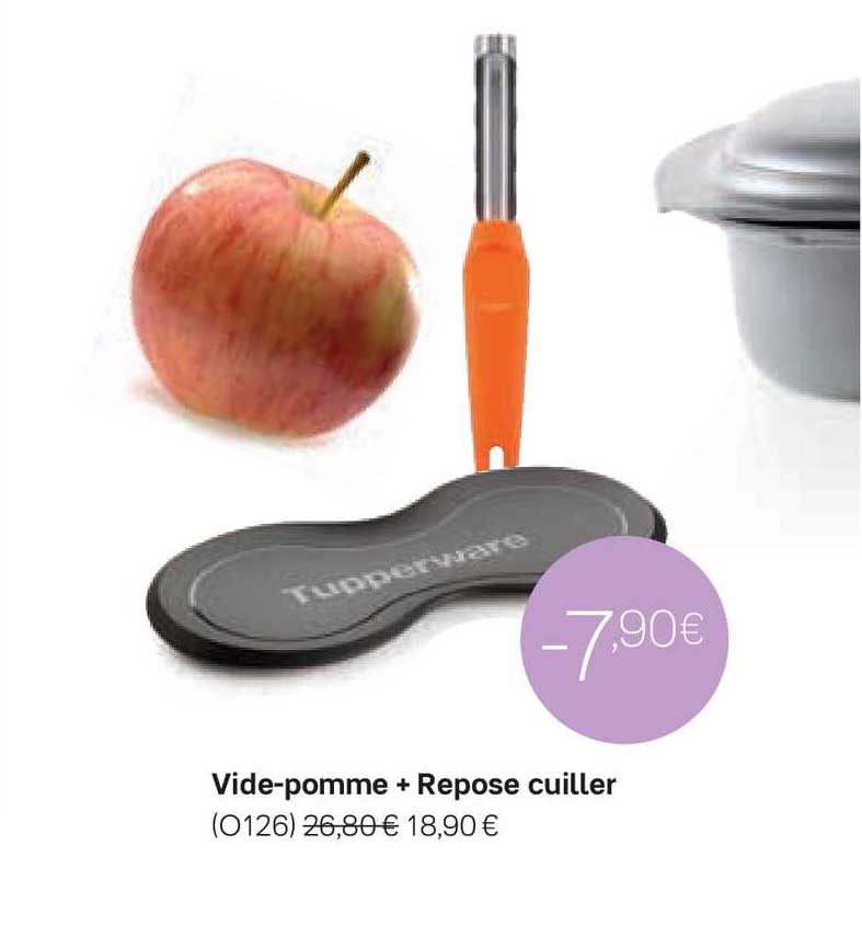 vide-pomme + repose cuiller