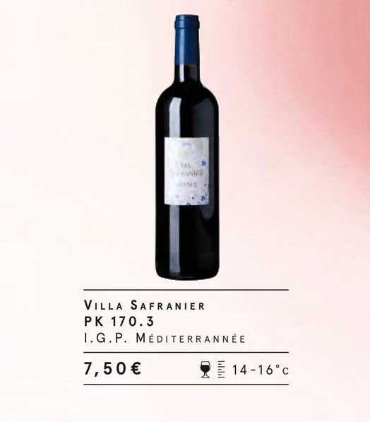 villa safranier pk 170.3 i.g.p. méditerranée