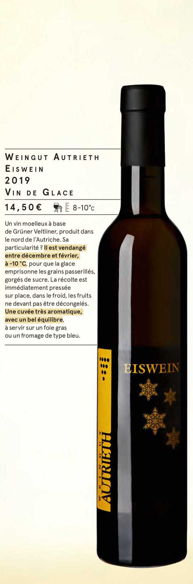 Weingut Autrieth Eiswein 2019 Vin De Glace