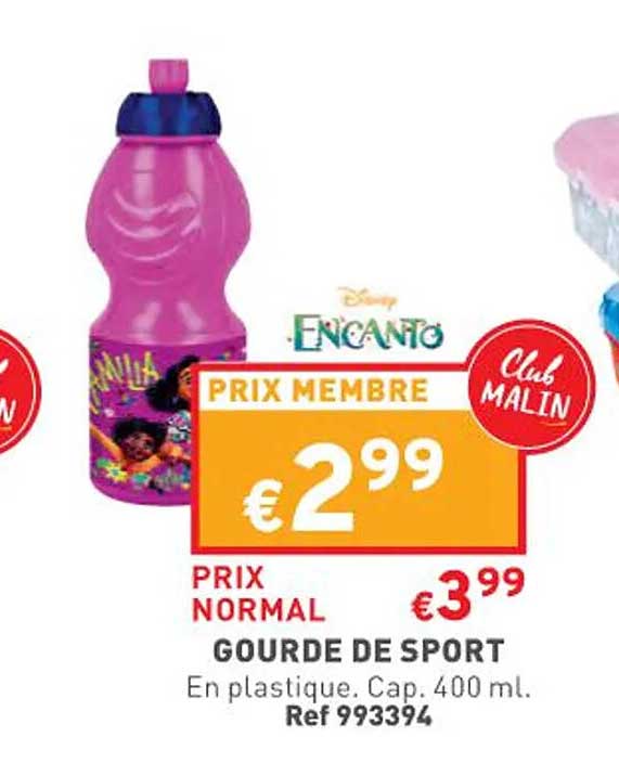 gourde de sport encanto