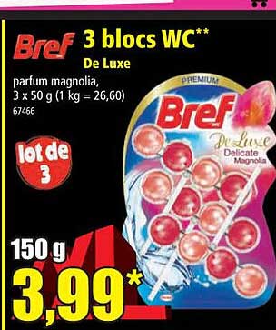 3 Blocs Wc De Luxe Bref