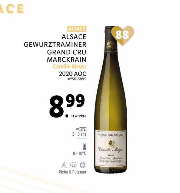 alsace gewurztraminer grand cru marckrain camille meyer 2020 aoc