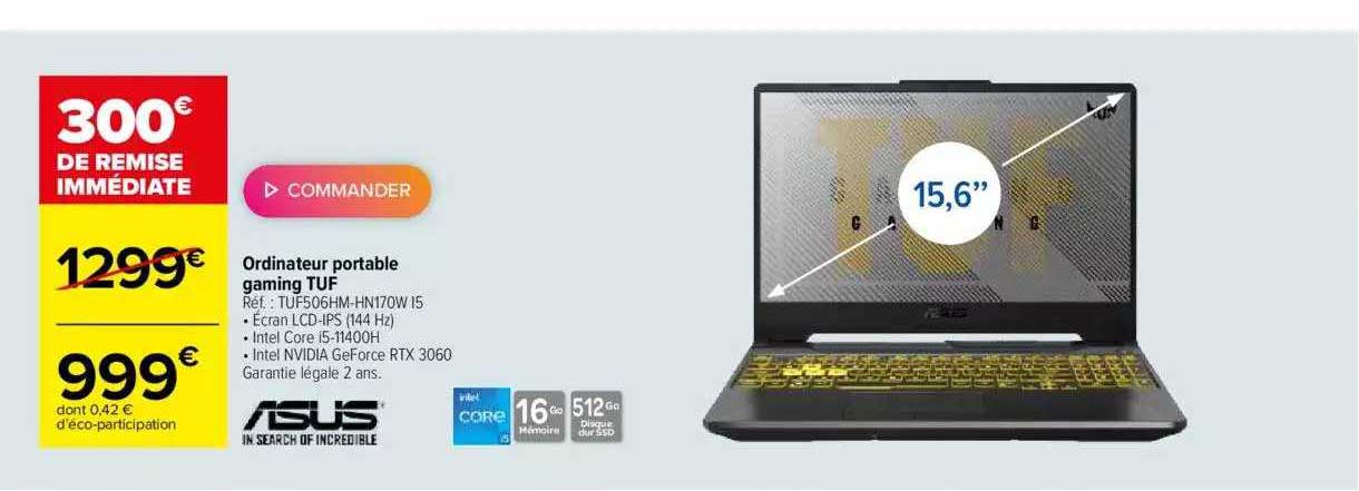 asus ordinateur portable gaming tuf