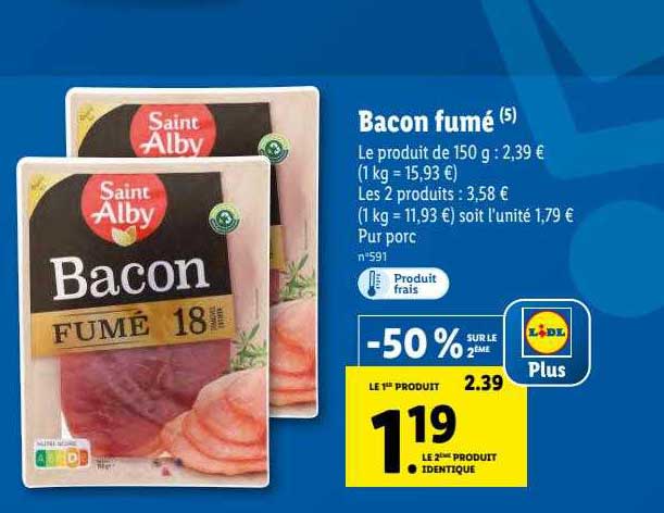 bacon fumé saint alby