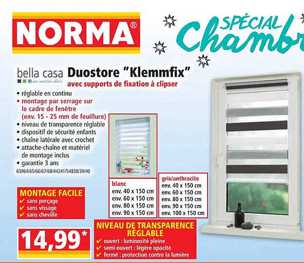 bella casa duostore klemmfix