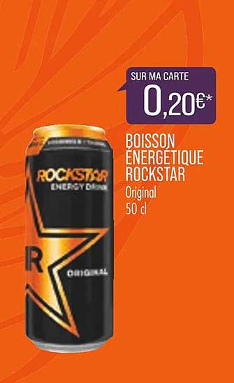 boisson énergétique rockstar