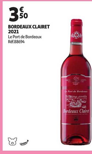 bordeaux clairet 2021 le port de bordeaux