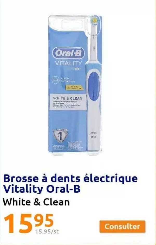 brosse à dents électrique vitality oral-b