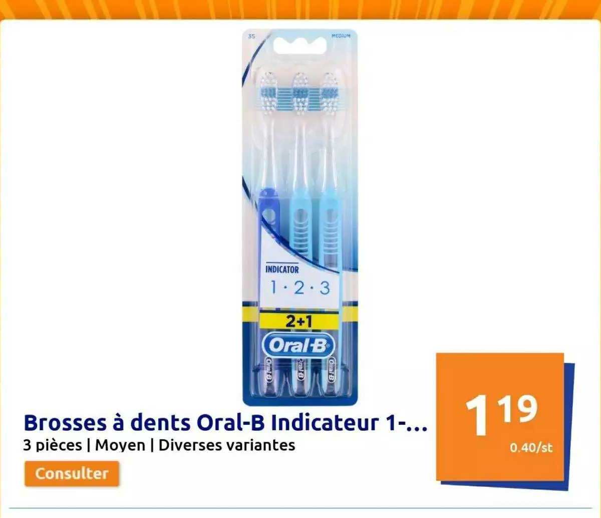 brosses à dents oral-b indicateur 1-...