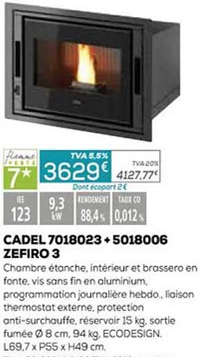 cadel 7018023 + 5018006 zefiro 3