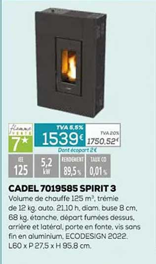 cadel 7019585 spirit 3
