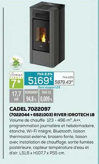 cadel 7022097 (7022044 + 6921003) river idrotech 18